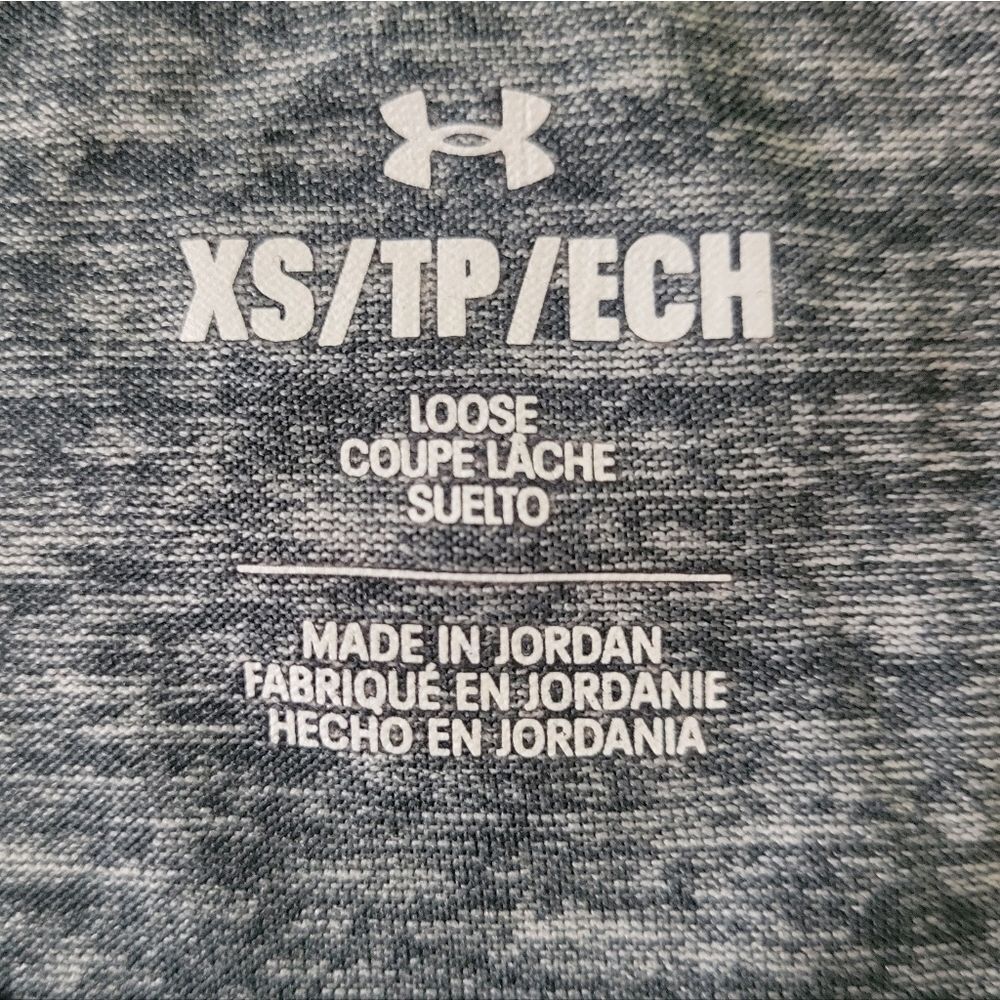 Under Armour Women's Black Marled Graphic Short Sleeve Tee - Picture 2 of 11